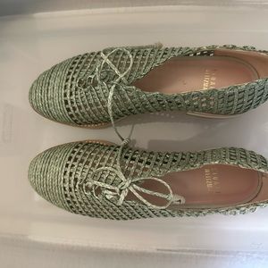 Stuart weitzman crochet shoe size 7.5